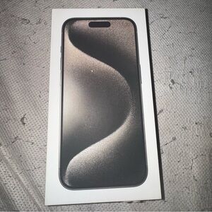 iPhone 15 Pro Natural Titanium Box ONLY